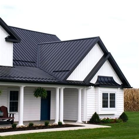 white metal roof design